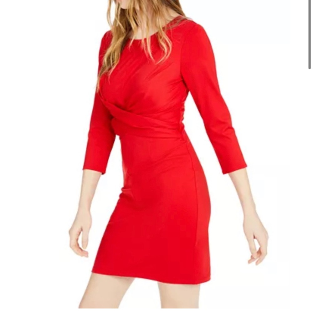 Long Sleeve Red Dress 🔥